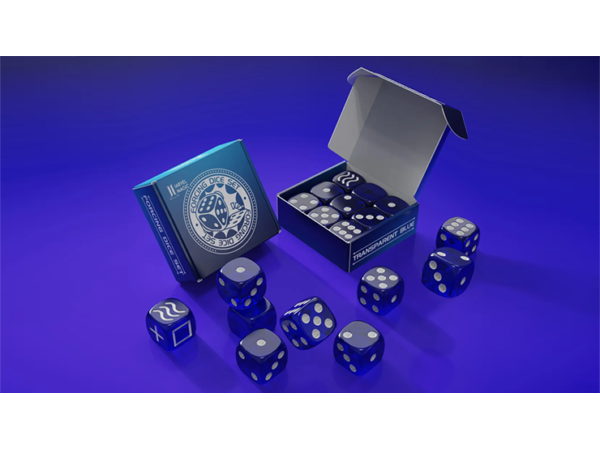 Forcing Dice Set by IARVEL Magic (Transparent Blue)
