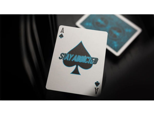 Bicycle Cool Blue Neon Rider Back Playing Cards