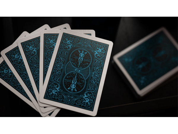 Bicycle Cool Blue Neon Rider Back Playing Cards