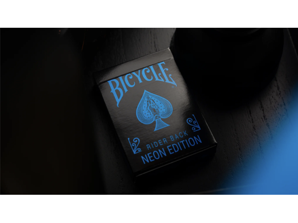 Bicycle Cool Blue Neon Rider Back Playing Cards