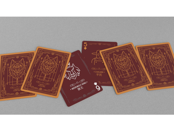 Werewolf Playing Card