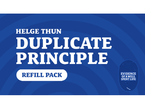Evidence of a Well Spent Life - Duplicate Principle Cards by Helge Thun