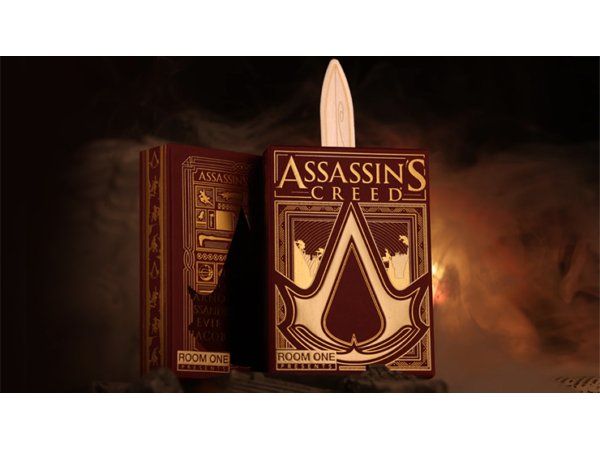 Assassin's Creed Legacy Version 2 Garnet (Hidden Blade Black) Playing Cards