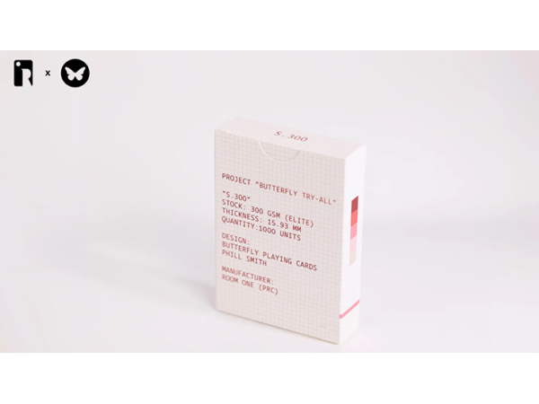 Room One X Butterfly Present Butterfly Try All Playing Cards (300G)