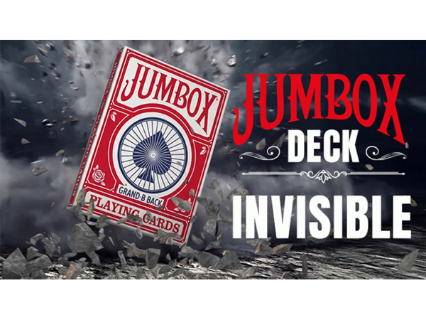 Jumbox Invisible Deck (Red) by Magic Dream