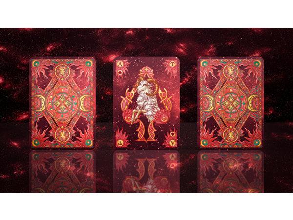 Zodiac (Aries) Luminous Edition Playing Cards by TCC