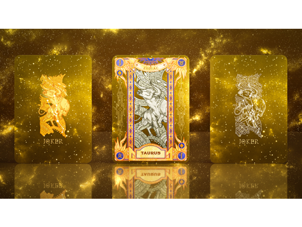 Zodiac (Taurus) Luminous Edition Playing Cards by TCC