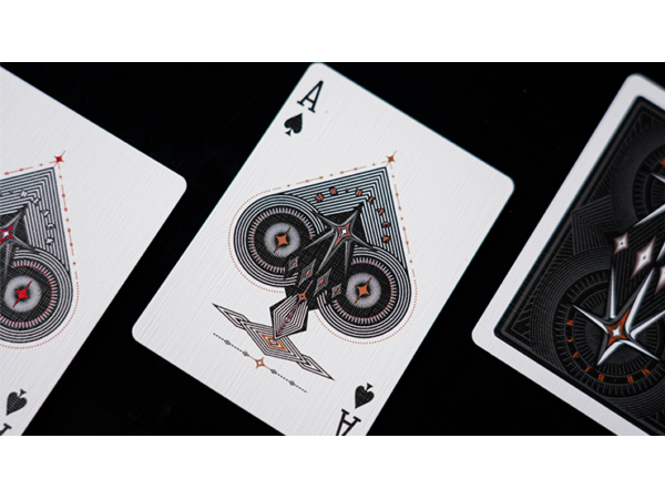 Mr. Black V1 (Black) Playing Cards