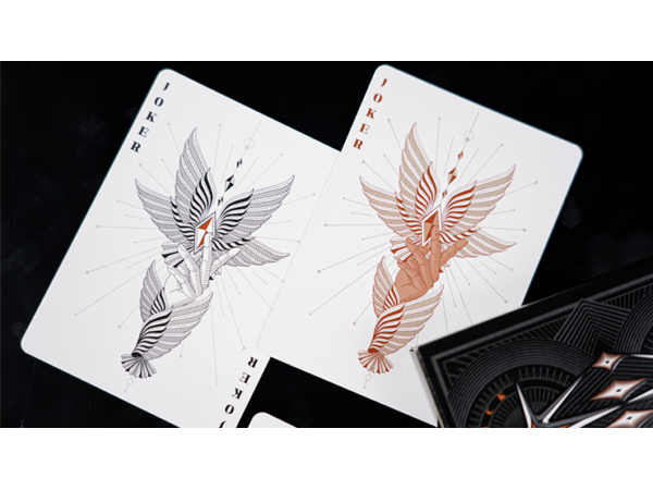 Mr. Black V1 (Black) Playing Cards