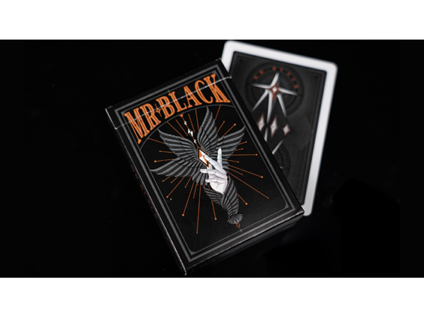 Mr. Black V1 (Black) Playing Cards