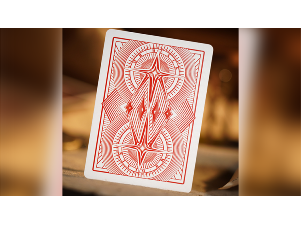 Mr. Black V2 (Red) Playing Cards