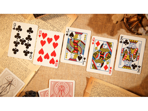 Mr. Black V2 (Red) Playing Cards