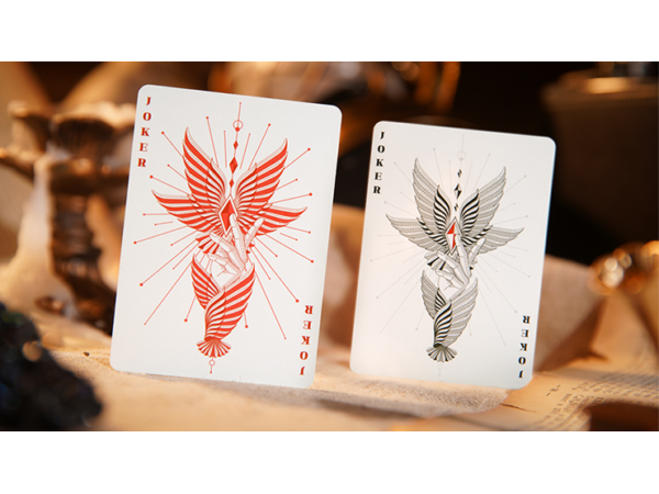 Mr. Black V2 (Red) Playing Cards