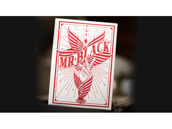 Mr. Black V2 (Red) Playing Cards