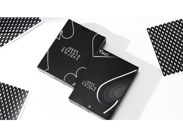 Yuci Tiny Wizard Black Playing Cards by TCC