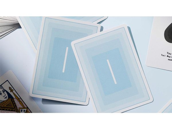 Yuci Morandi Blue 5th Playing Cards by TCC