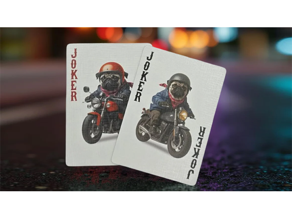 Biker Dogs Playing Cards by Collectable Playing Cards