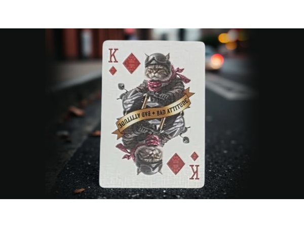 Biker Cats Playing Cards by Collectable Playing Cards