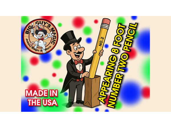 Appearing number two pencil- 8 Foot by Big Guys Magic