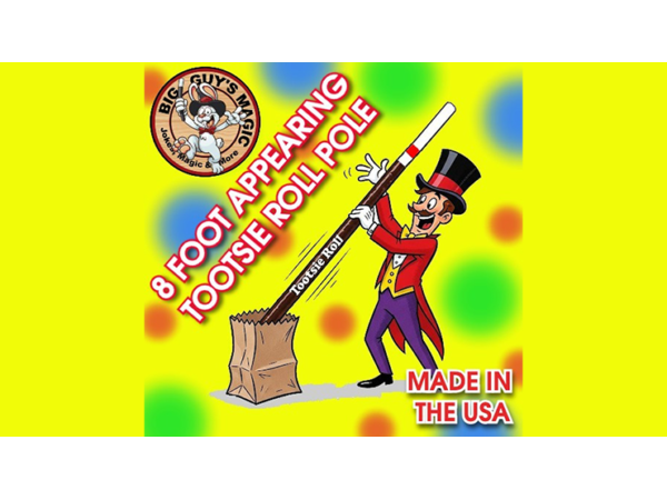 Appearing 8 Foot Tootsie Roll Pole by Big Guys Magic