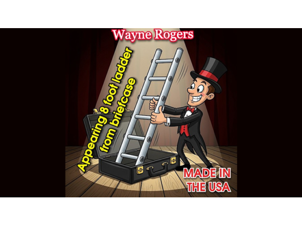 Wayne Rogers Appearing 8 Foot Ladder from Briefcase by Big Guys Magic
