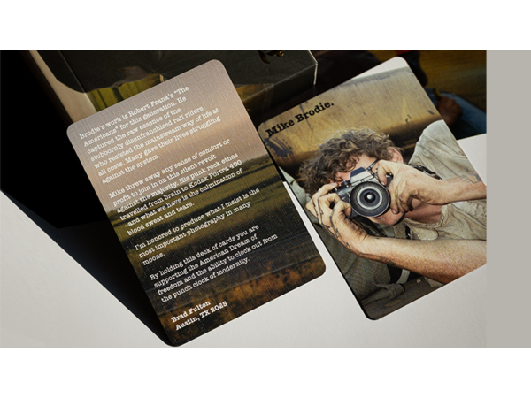 MIKE BRODIE APOJP PHOTOGRAPHIC PLAYING CARDS