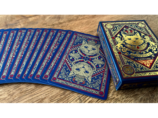 Neko Royal Blue Playing Cards
