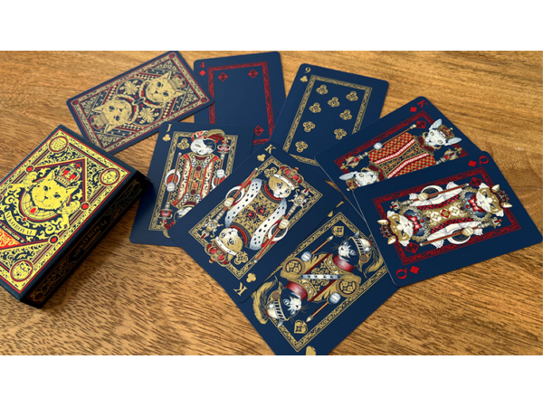 Neko Royal Blue Playing Cards