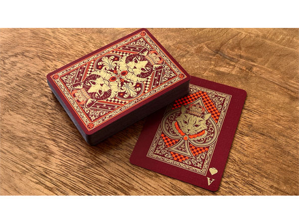 Neko Royal Red Playing Cards