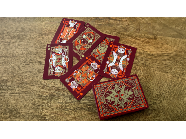 Neko Royal Red Playing Cards