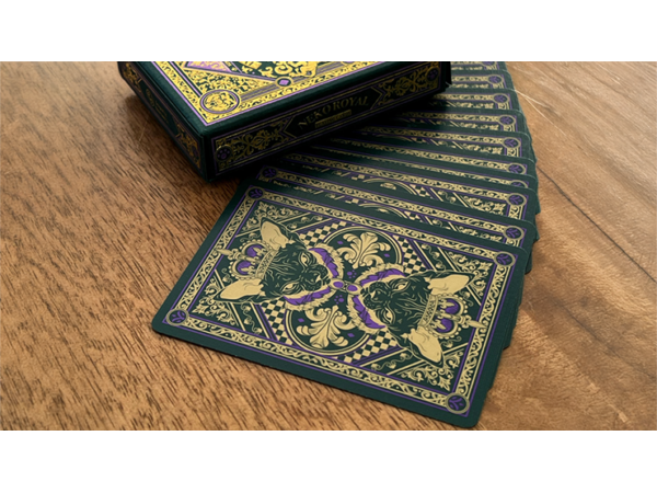 Neko Royal Green Playing Cards