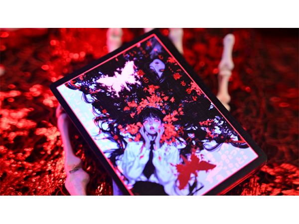 Crimson Maple Playing Cards by Evolkad