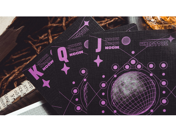 Moon (Black) Playing Cards