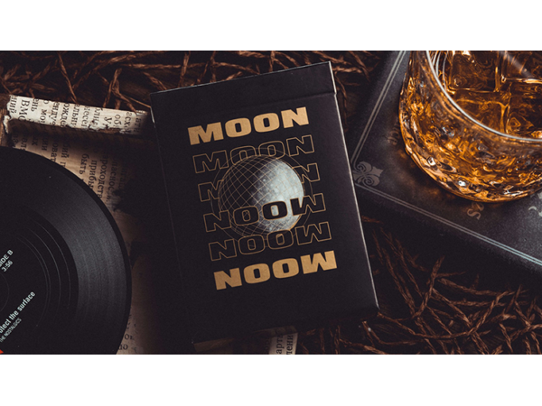 Moon (Black) Playing Cards