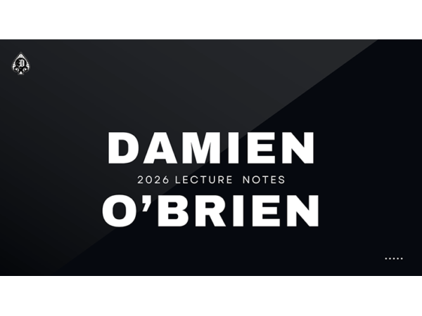 Damien's 2026 Lecture Notes eBook DOWNLOAD