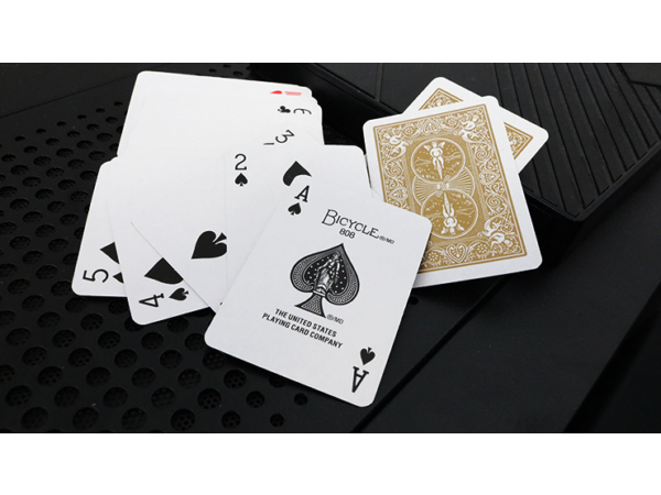 Mini Bicycle Cards (Gold)