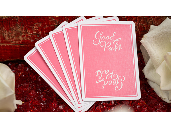 Good Pals Valentine's Pink Playing Cards