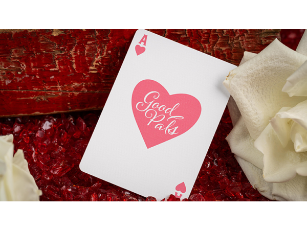 Good Pals Valentine's Pink Playing Cards