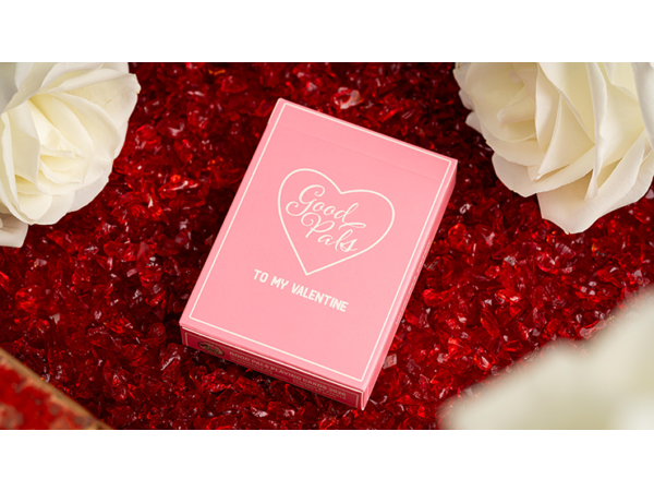 Good Pals Valentine's Pink Playing Cards