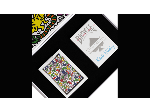 Bicycle Keith Haring (Box Set Red and Blue) Playing Cars by US Playing Cards