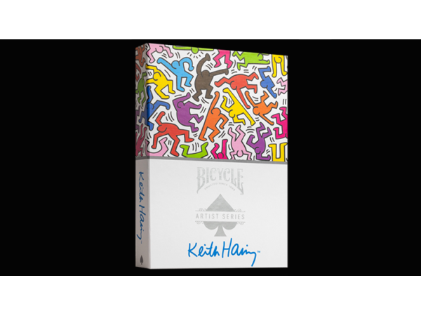 Bicycle Keith Haring (Box Set Red and Blue) Playing Cars by US Playing Cards