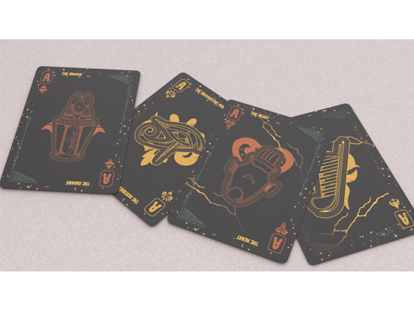 Frankenstein Series Egypt Edition (Gilded) Playing Cards