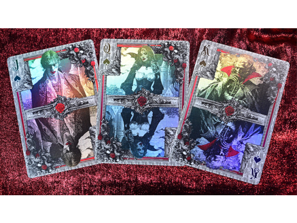 Trinity of Night - Vampire HOLO Playing Cards by Evokad