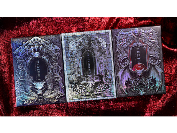 Trinity of Night - Vampire HOLO Playing Cards by Evokad