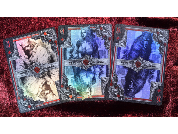 Trinity of Night - Werewolf HOLO Playing Cards by Evokad