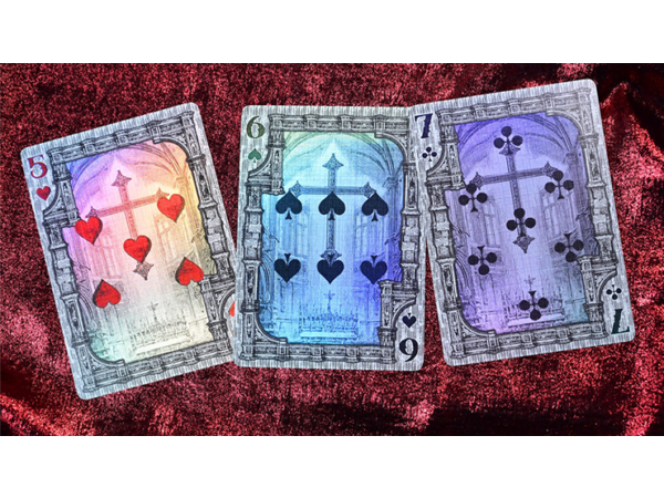 Trinity of Night - Demon Hunter HOLO Playing Cards by Evokad
