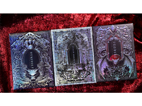 Trinity of Night - Demon Hunter HOLO Playing Cards by Evokad