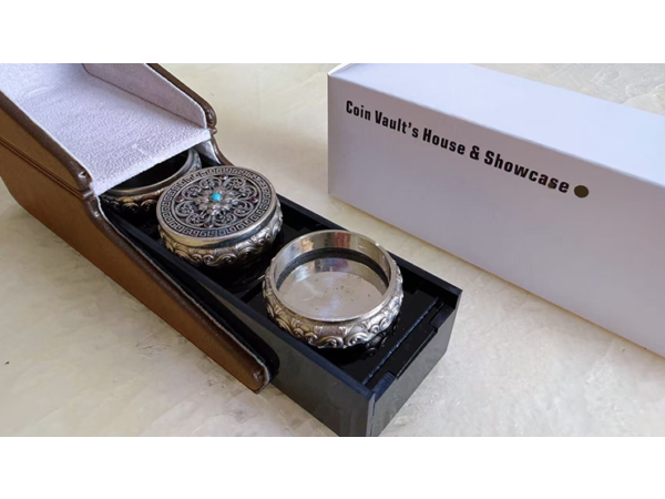 Coin Vault Case and Display Set (Brown)