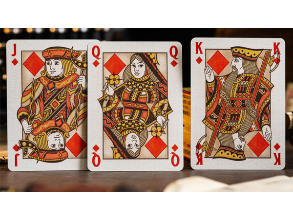 Le Voyage Du Chat Rouge Playing Cards by Stockholm17