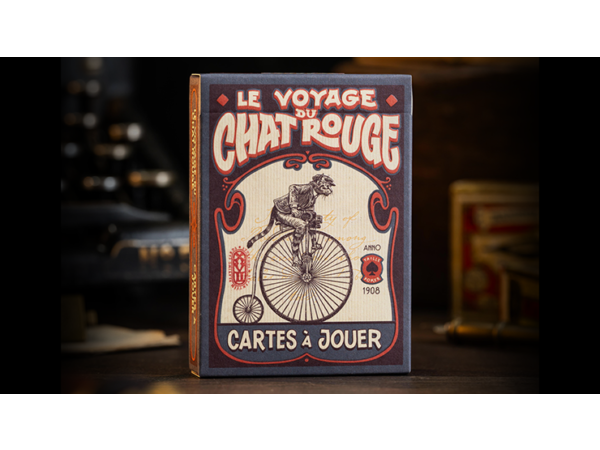 Le Voyage Du Chat Rouge Playing Cards by Stockholm17